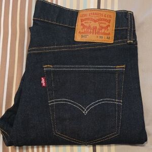 Levi's 541 33x32 Men's Indigo Straight Leg Jeans NWOT